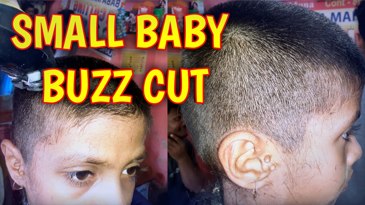 Short Buzz Hair cut Tutorial For Small Baby With Hair Trimming 2019..