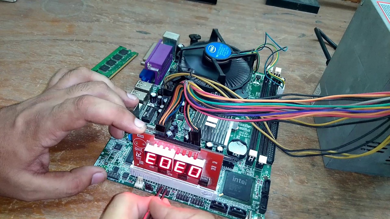 Motherboard Repairing in हिंदी with Diagnostic Card Fault Finding Part-1