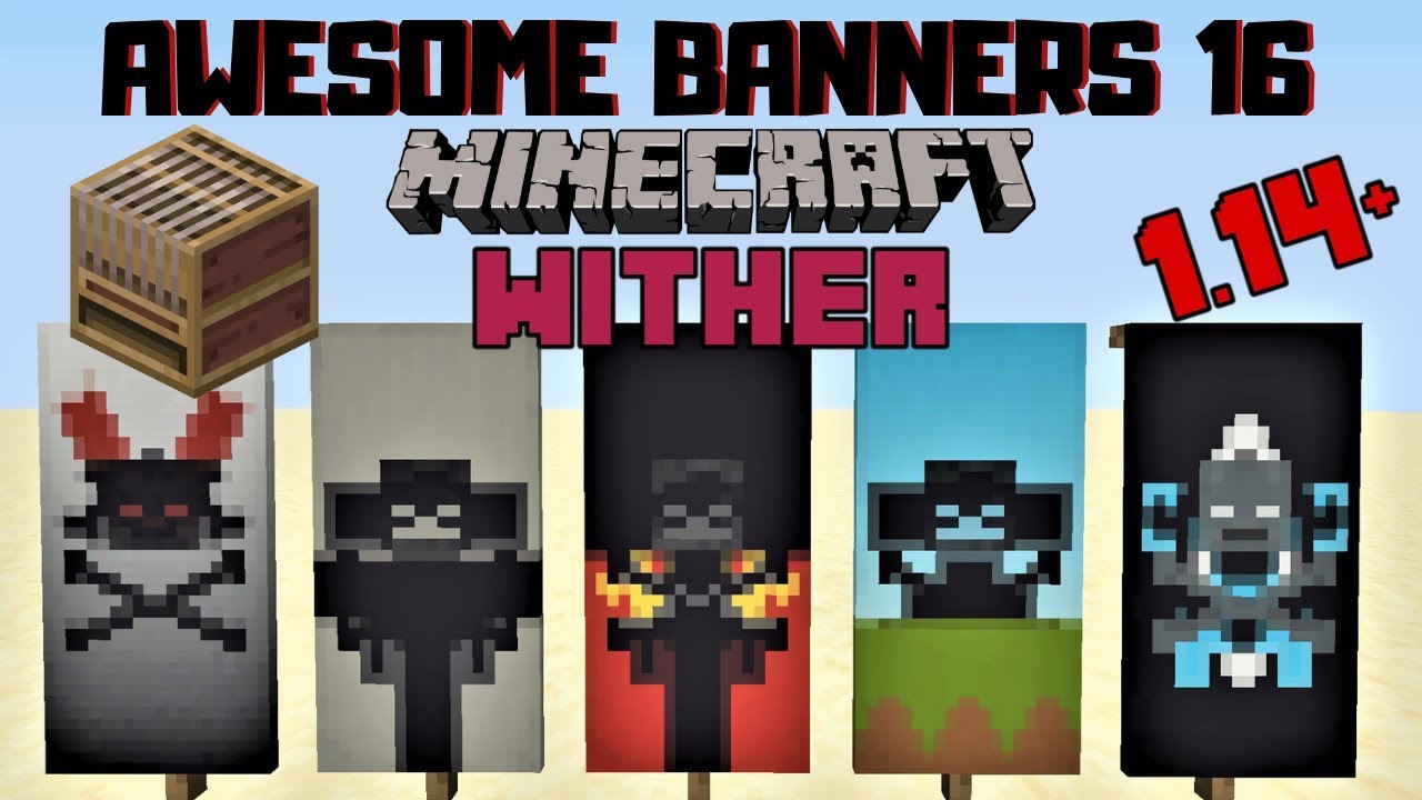 ✔ 5 AWESOME MINECRAFT BANNER DESIGNS WITH TUTORIAL! #16 [LOOM]