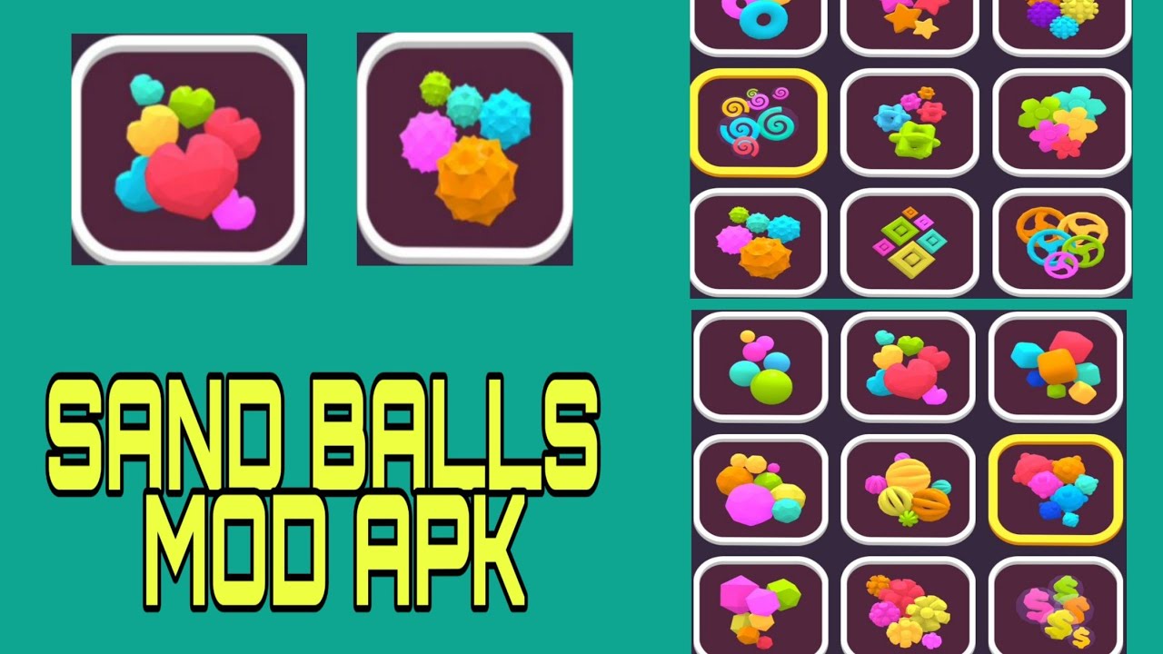 Sand Balls MOD || All SAND BALLS UNLOCKED