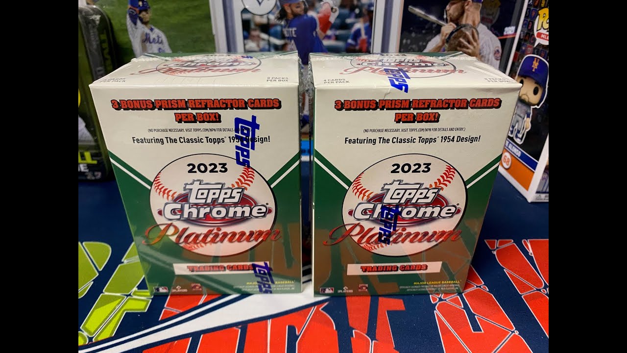 Opening 2 More Blasters of 2023 Topps Chrome Platinum Anniversary! Lots Of Parallels In These!!