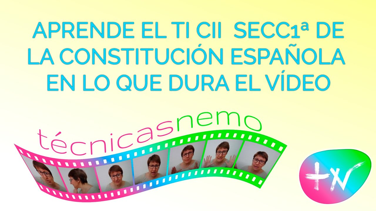 Título Primero Capitulo Segundo Sección Primera Constitución Española oposiciones