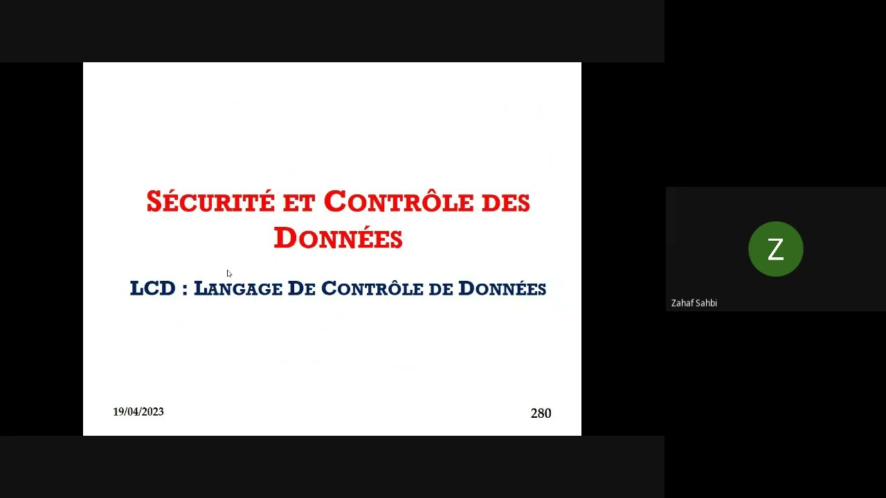 11  Bases de Données  Sécurités des BD + Examens IB 2023 04 19