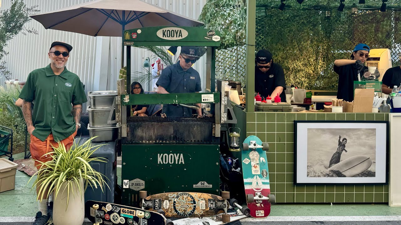 Filipino food in Dubai — Grilled adobo skewers, lumpia, halo halo and more. #filipinofoodforward
