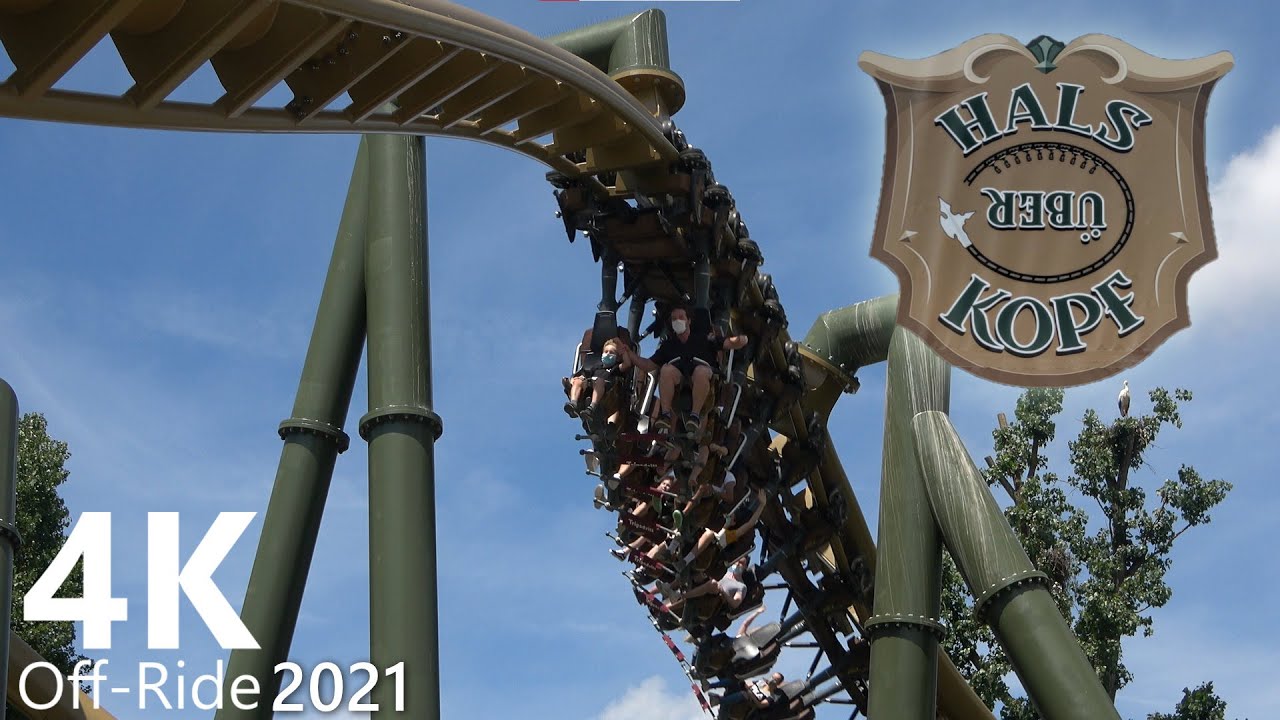 Hals über Kopf  - 4K UHD Off-Ride - 2021 - Tripsdrill - Vekoma Suspended Thrill Coaster - Cinematic