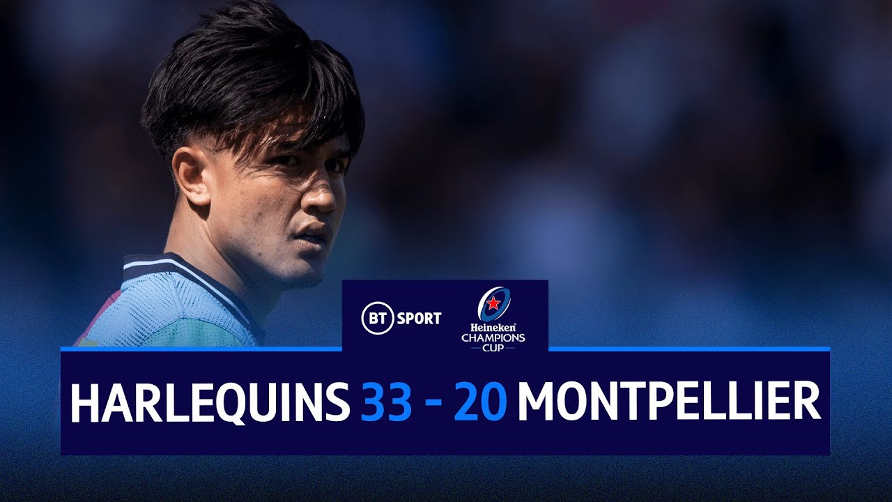 Harlequins vs Montpellier (33-20) | Quins fall short despite win | Champions Cup Highlights