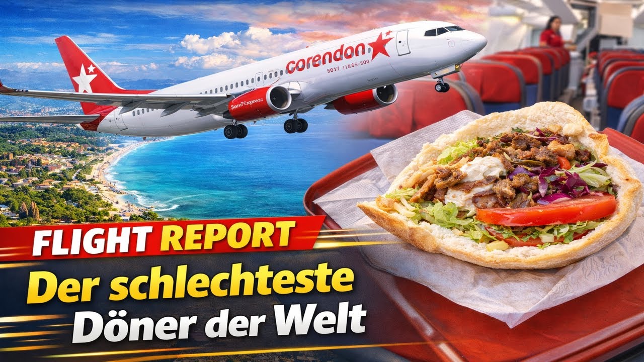 DÖNER IM FLIEGER? So war mein Flug mit Corendon Airlines