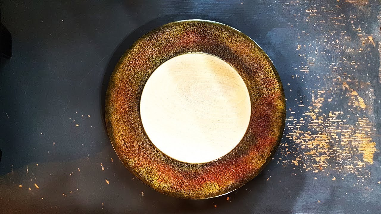 Textured Iridescent Platter