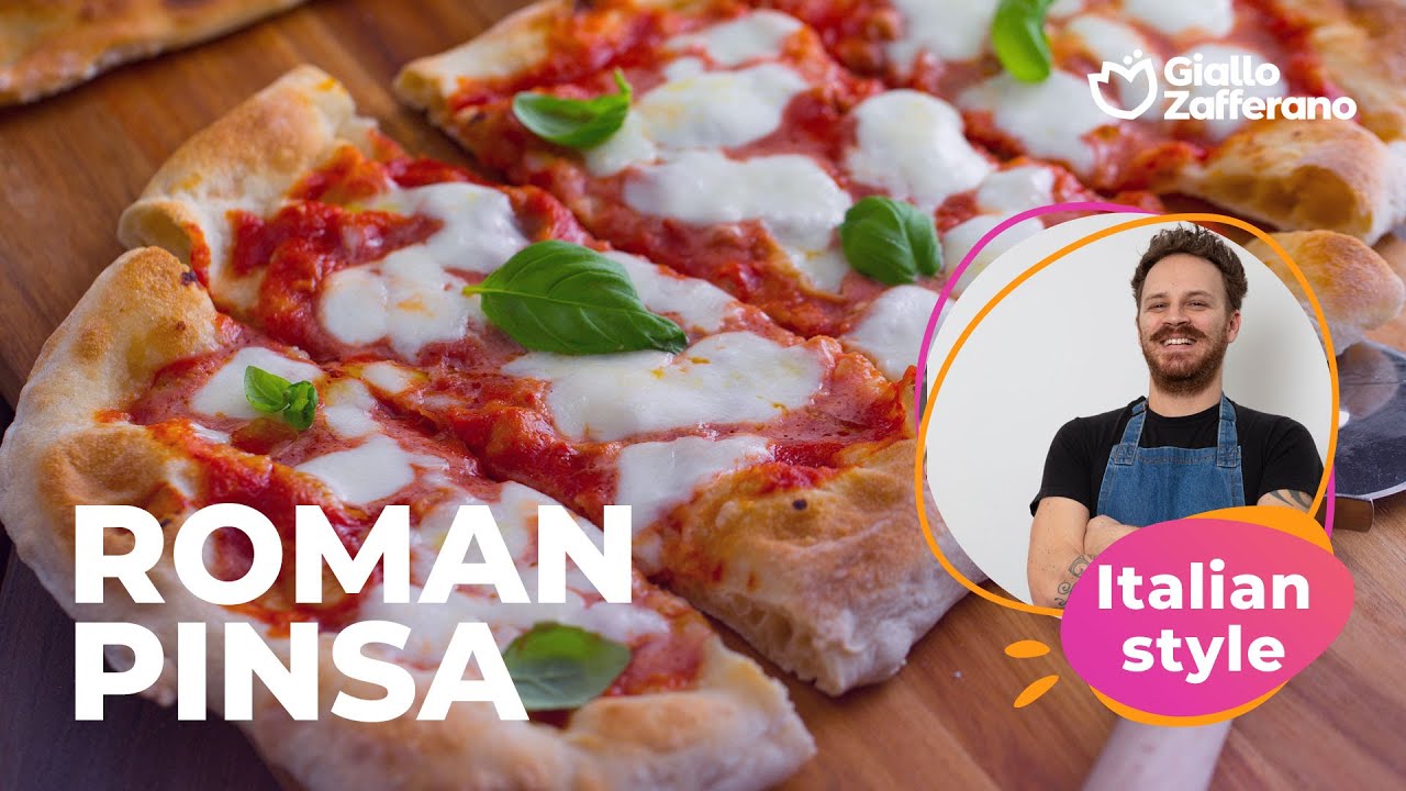 PINSA ROMANA 🍕🍅🥓 CRISPY outside - FLUFFY inside