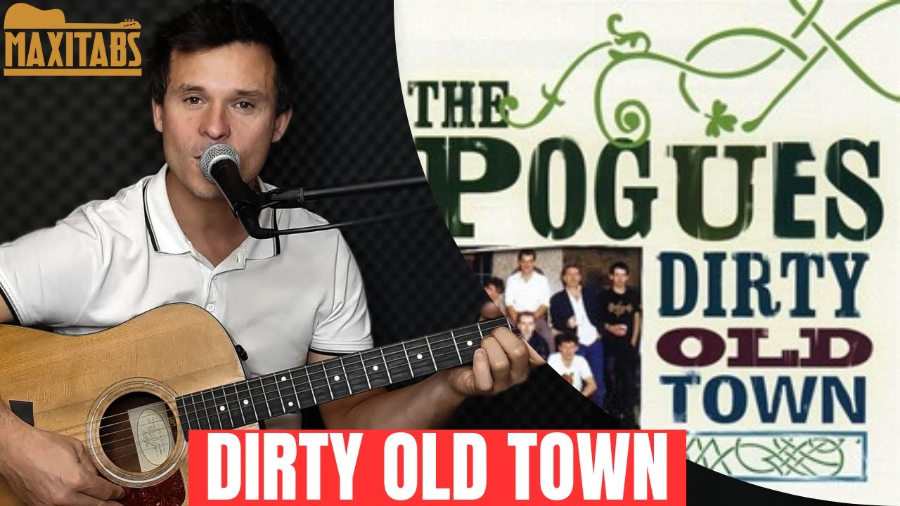 Tuto/Cover Guitar 🎸DIRTY OLD TOWN🎸 The Pogues