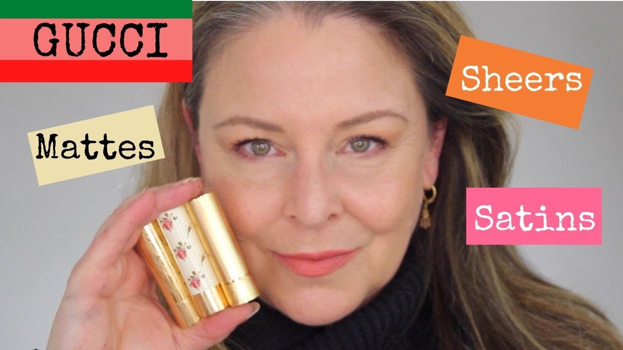 Gucci Lipsticks, Sheer, Satin & Matte - Lip swatches, comparisons, thoughts...