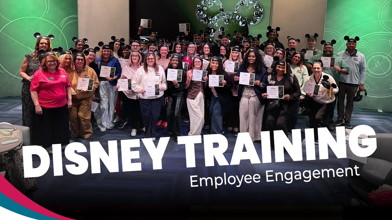 Insane training day at the Disney Institute with Clients - Surprise Gift for our client!