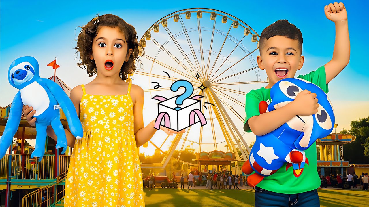 نيفا ونالي في مدينة الألعاب 🎡🎠 | يوم عائلي ممتع مع مامي للأطفال