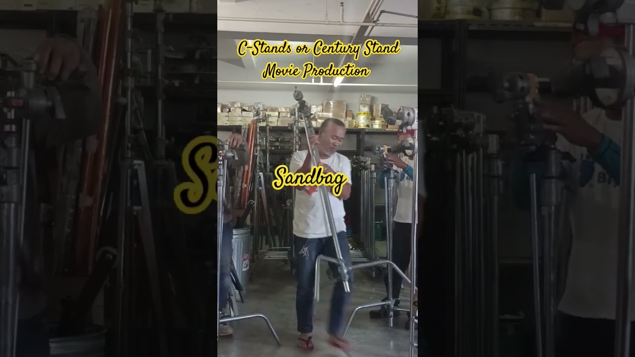 C-Stands or Century Stands Movie Production Equipment #movies #lightstand #griphead