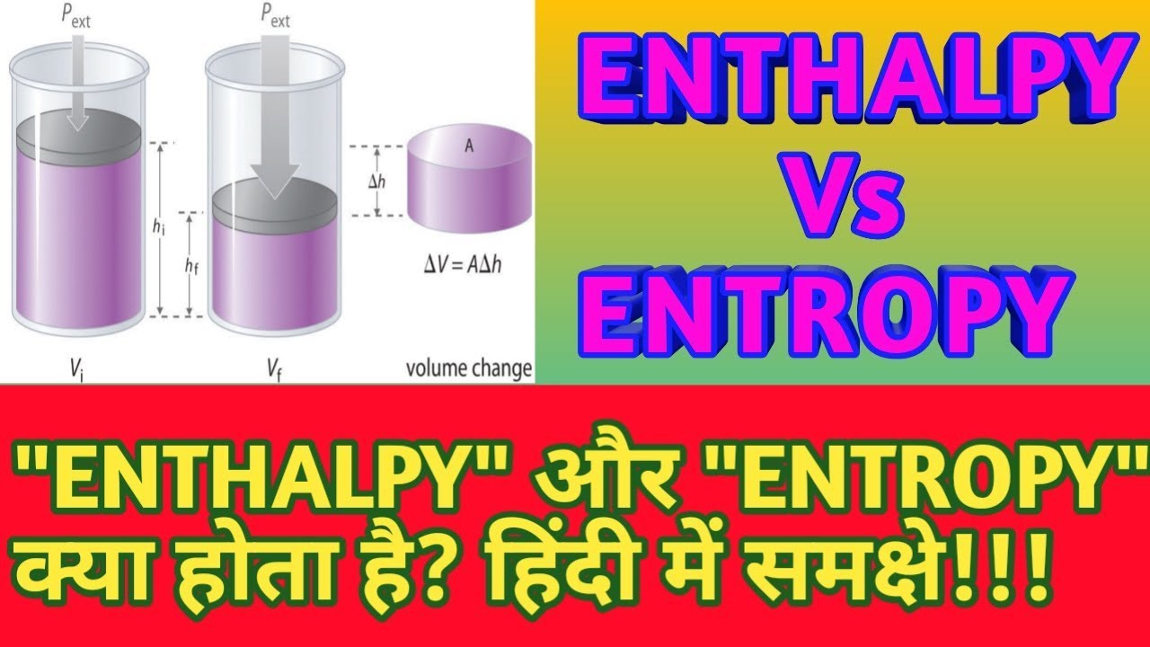 What is ENTHALPY and ENTROPY, understand in Hindi!