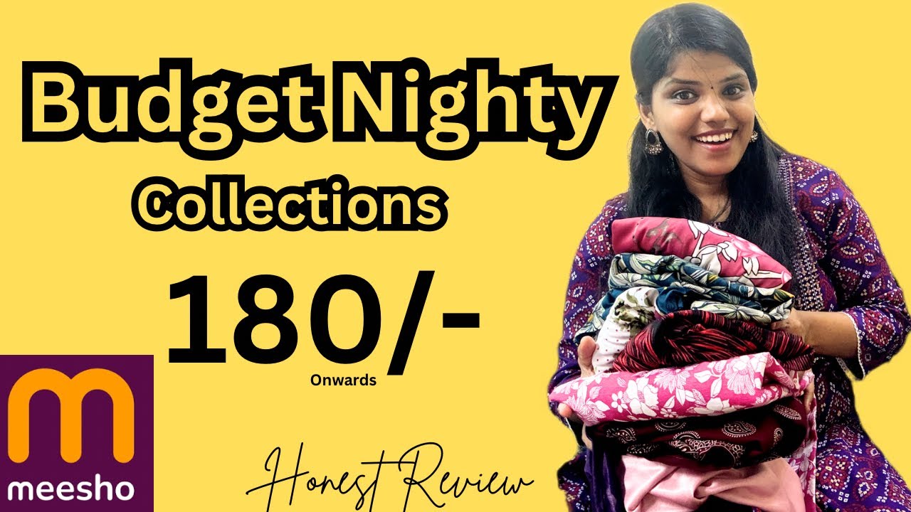 👗 Meesho Nighty Haul 2025 | Comfortable & Stylish Daily Wear Nighties | Try-On + Review!
