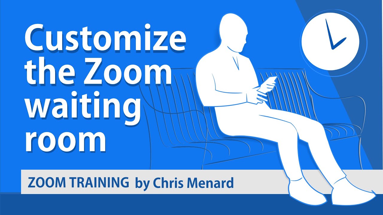 Customize the Zoom Waiting Room with  a logo by Chris Menard