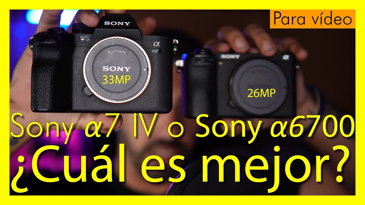 COMPARATIVA SONY A6700 vs SONY A7 IV 📸 | ¿Cuál es la MEJOR para Vídeo? 🤔💥