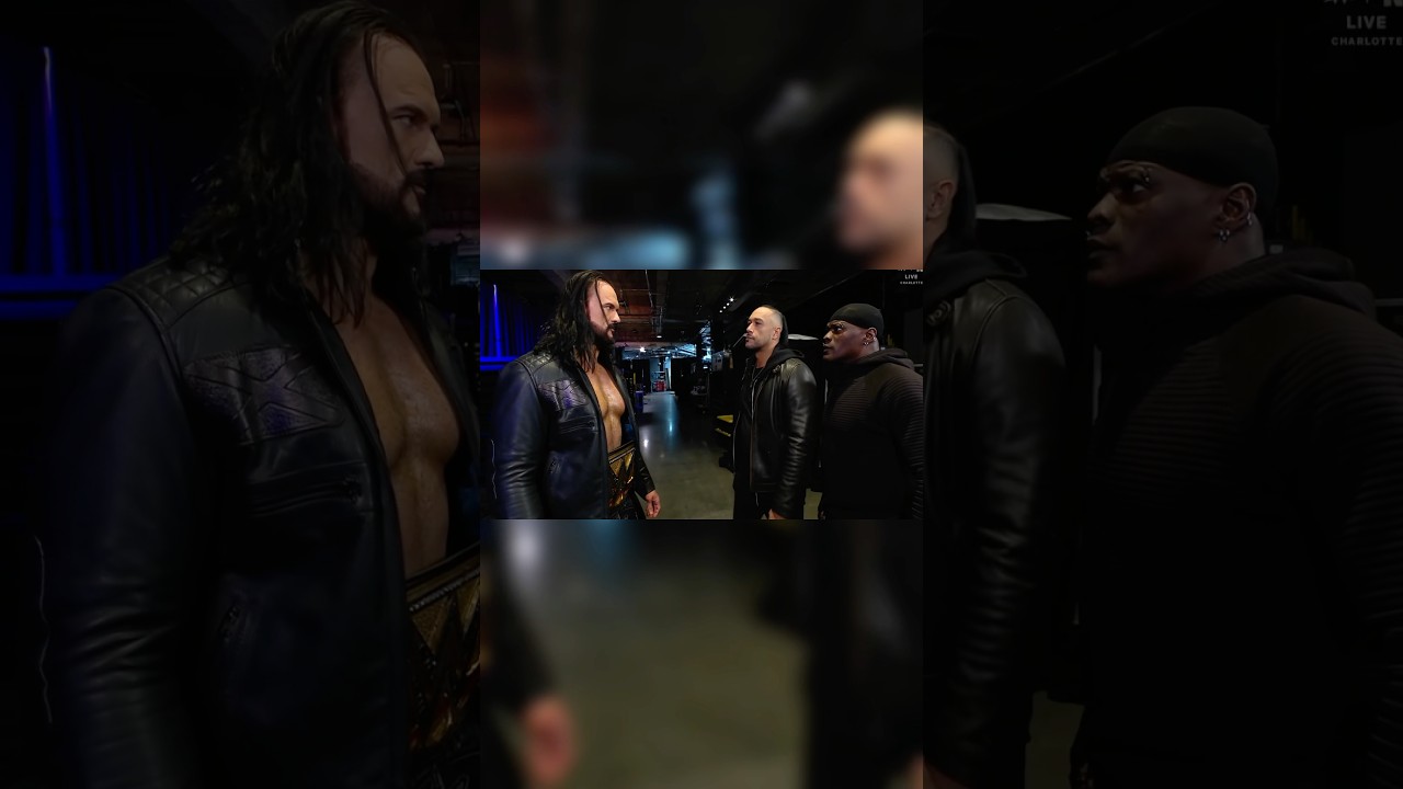 R-Truth & Damian Priest bump into WWE Champion Drew McIntyre & remind him of their past #wwe #shorts