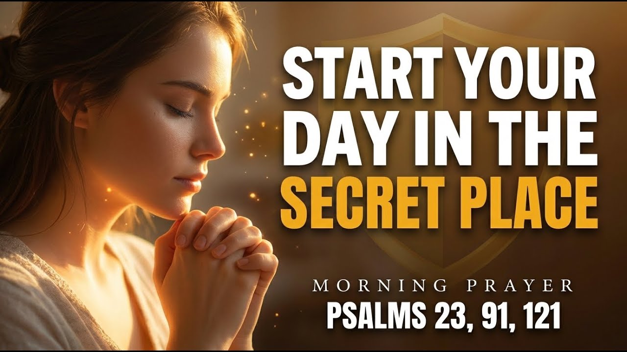 МОЩНАЯ УТРЕННЯЯ МОЛИТВА: Псалмы 23, 91 и 121 | Начните свой день с Божьей защиты (ПРЯМАЯ ТРАНСЛЯЦ...