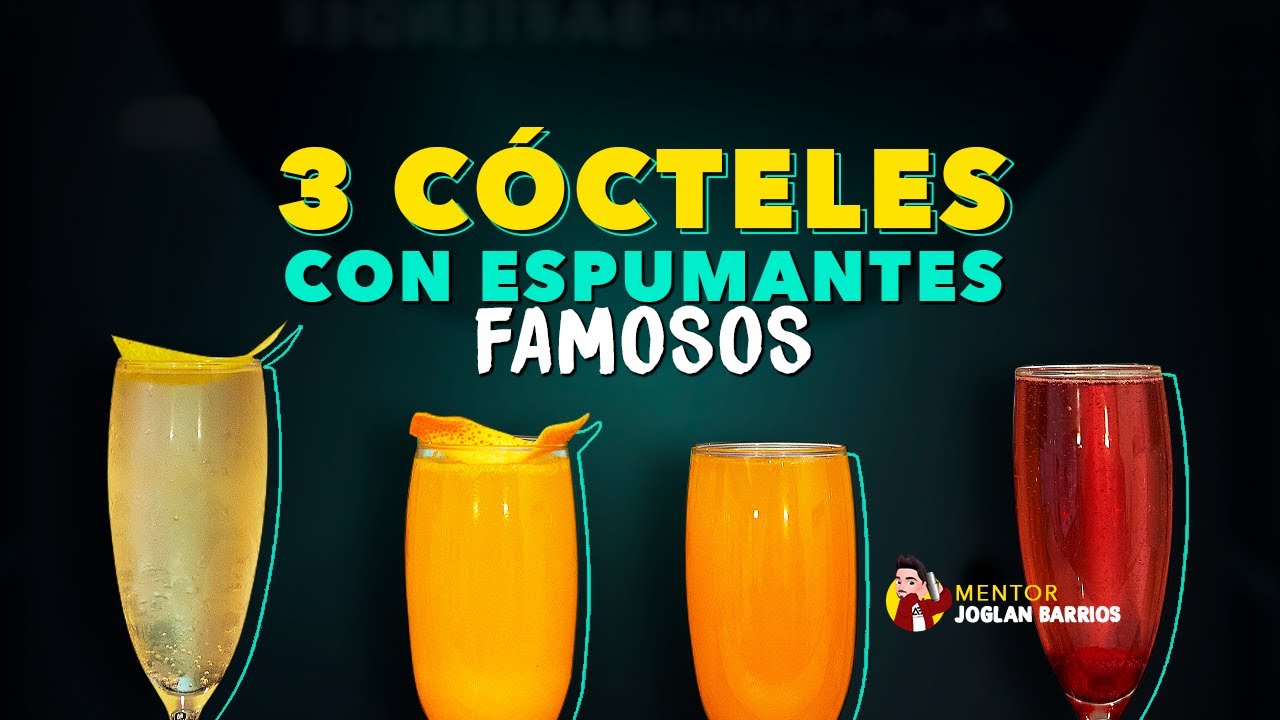 COCTELES CON ESPUMANTE | BELLINI | MIMOSA | KIR ROYAL | FRENCH 75