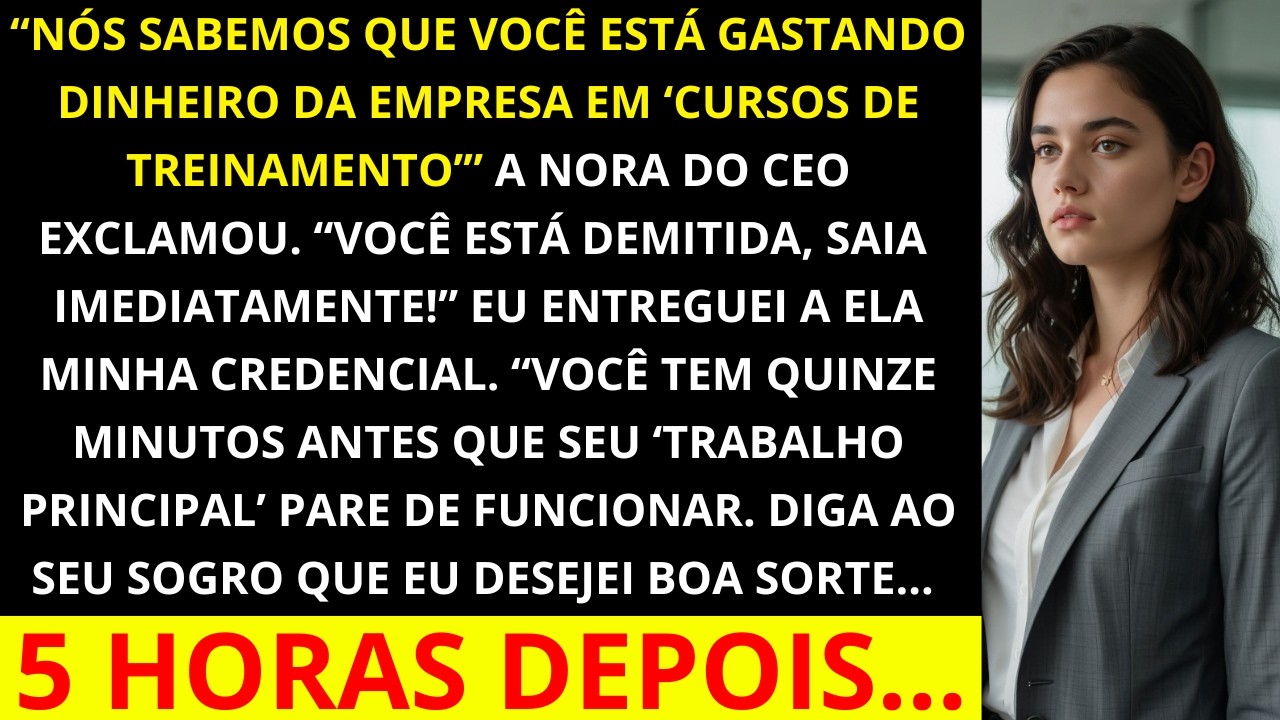 O RH me demitiu por um erro de treinamento… e eu destruí o sistema deles em menos de 5 horas