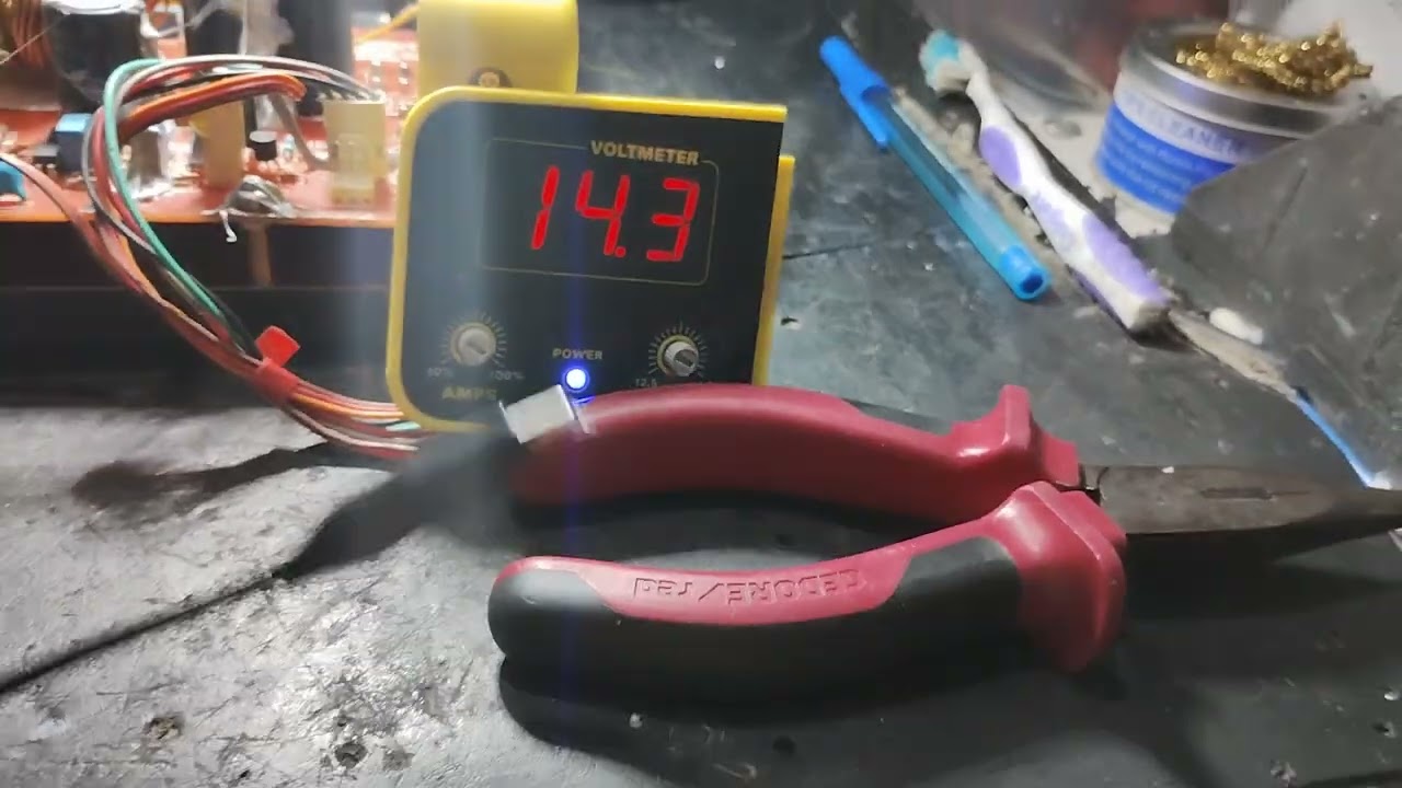 Dica top como ajustar o volt&iacute;metro da fonte usina smart 200A