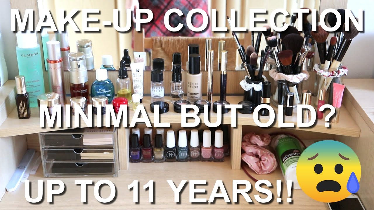 Expired Makeup Declutter | Up To 11 Years Old! | Minimalist Skincare & Make-Up Collection