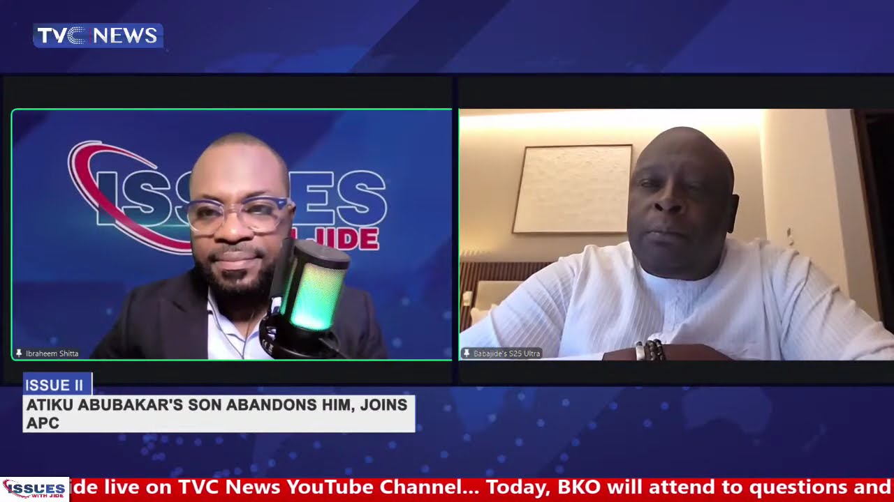 Issues With Jide: Atiku Abubakar's Son Abandons Him, Joins APC