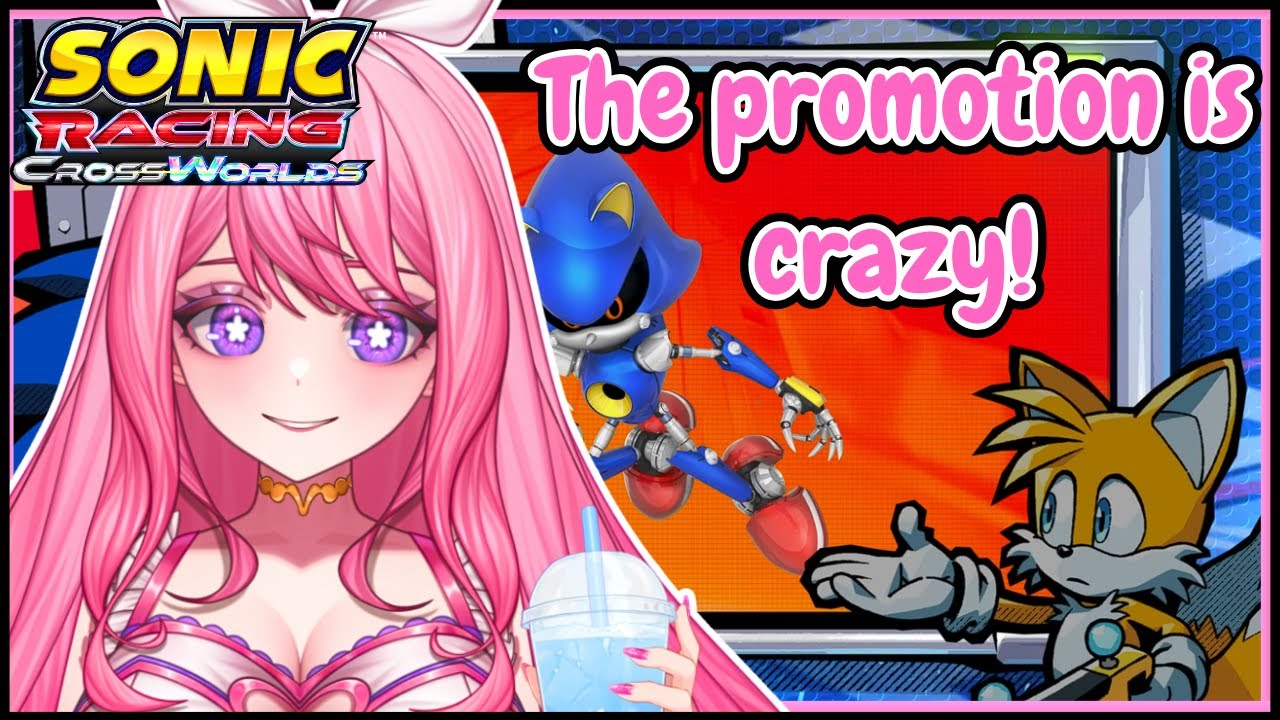 THE PROMOTION IS CRAZY WITH THIS GAME!! - Sonic Racing: CrossWorlds | Miia Reacts