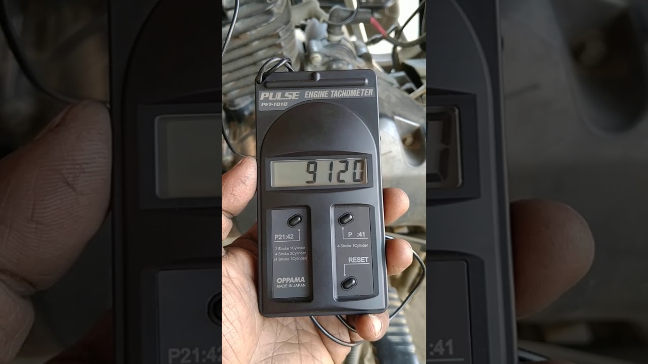 bike engine rpm techometar