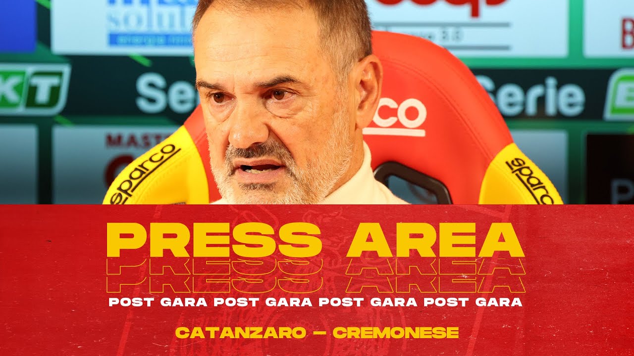 PRESS AREA | VIVARINI NEL DOPO GARA DI CATANZARO - CREMONESE 🎙