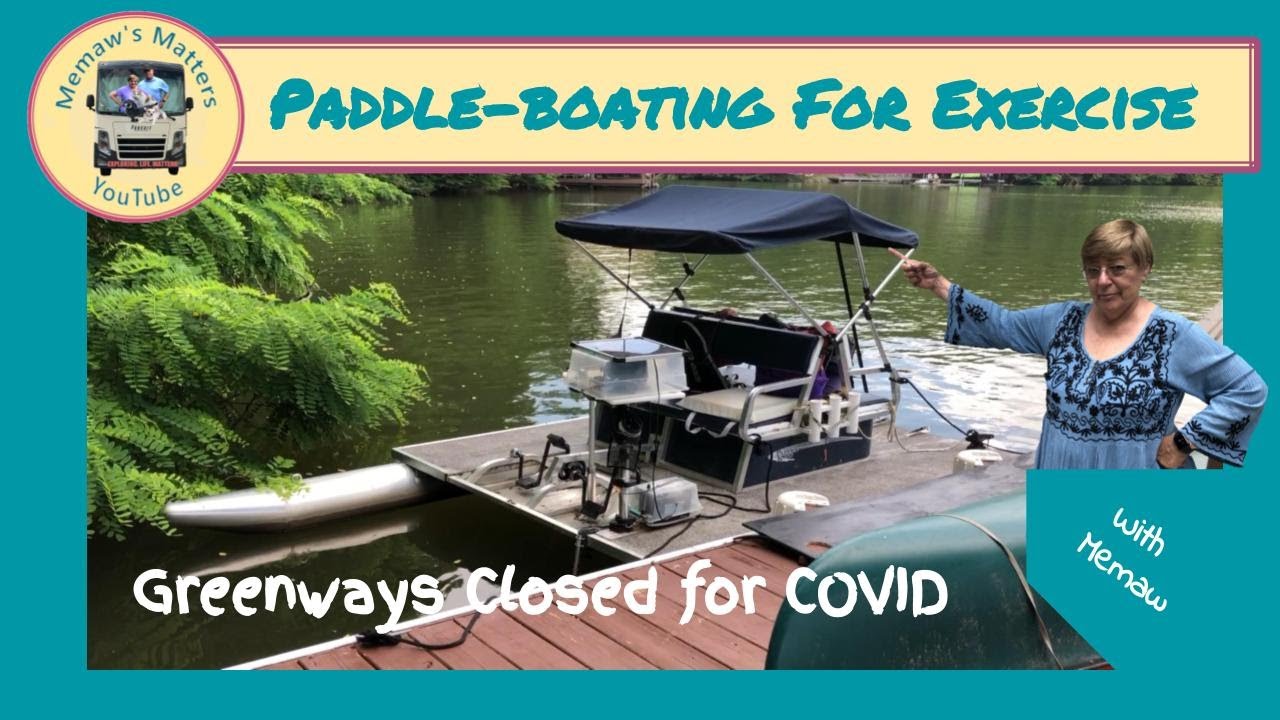 [Greenways and Cycling Trails Closed for Covid19] Is Paddleboating Equal Exercise to Biking?