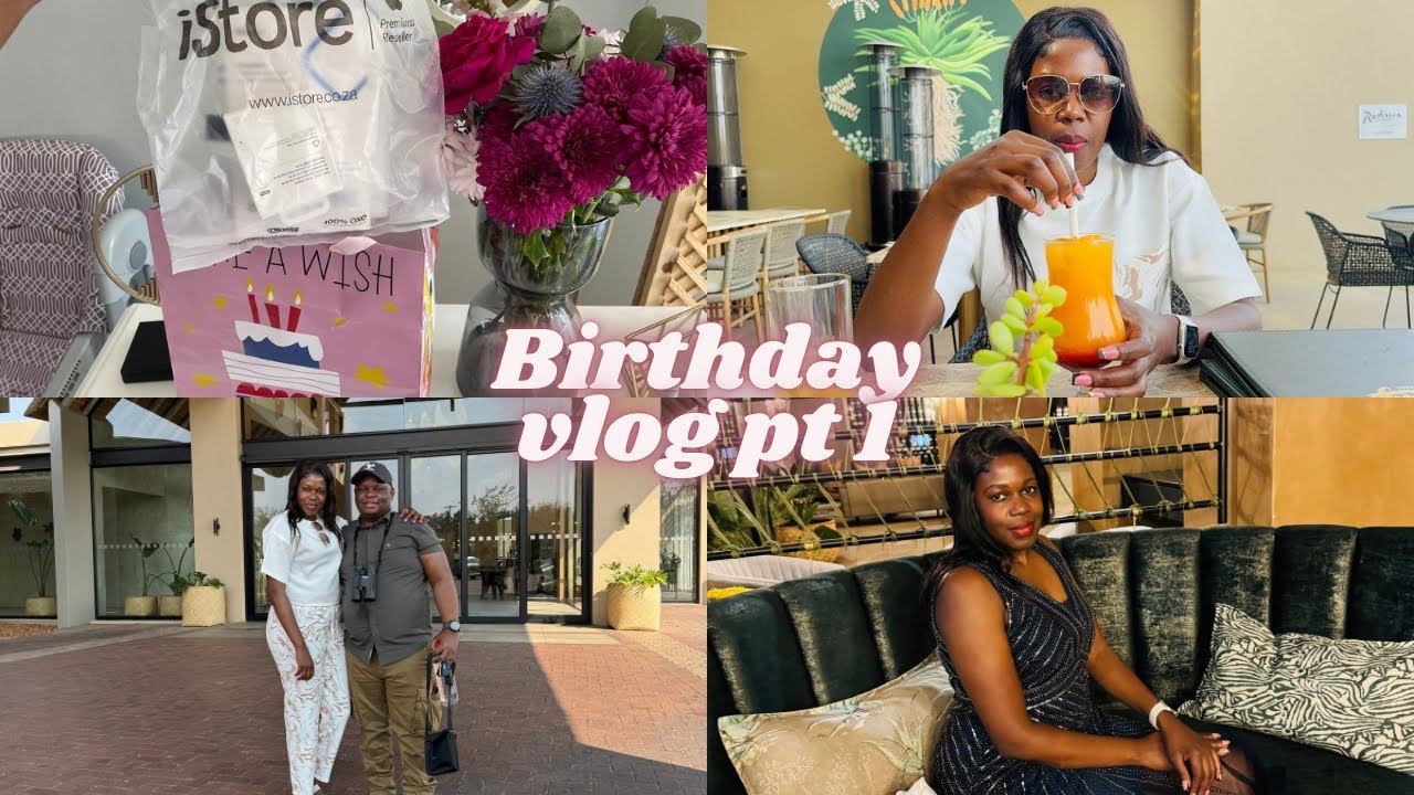 BIRTHDAY VLOG || SPEND A FEW DAYS WITH US ||RADISSON SAFARI HOTEL HOEDSPRUIT