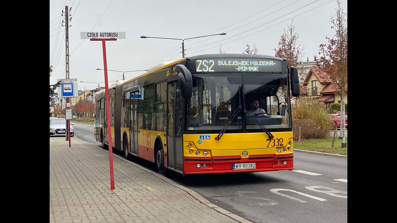 Przejazd linią ZS2 [7332] z Rembertów-Akademia do Sulejówek Miłosna Pomnik