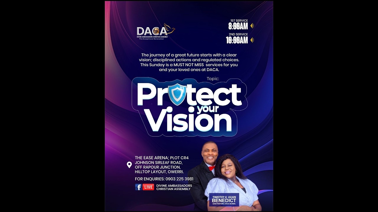 PROTECT YOUR VISION PT 2 || 2ND SERVICE || SUNDAY 15TH FEBRUARY 2026
