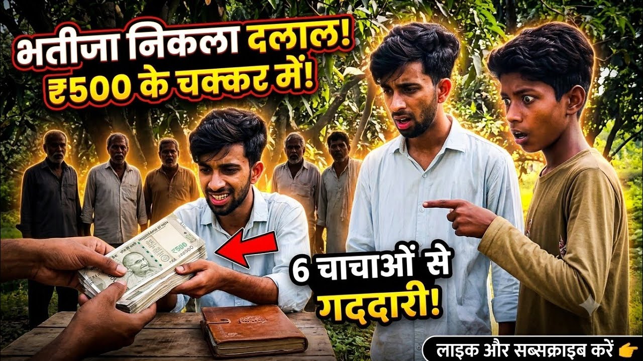 Traitor nephew! 😱 He betrayed his uncle for a commission of ₹500! #ChachaBhatija #GaddarBhatija