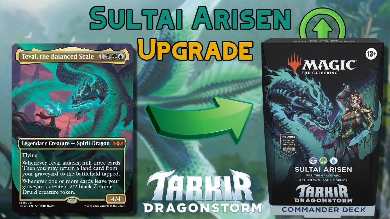 Обновление Precon Sultai Arisen - Tarkir: Dragonstorm - MTG Commander (EDH)