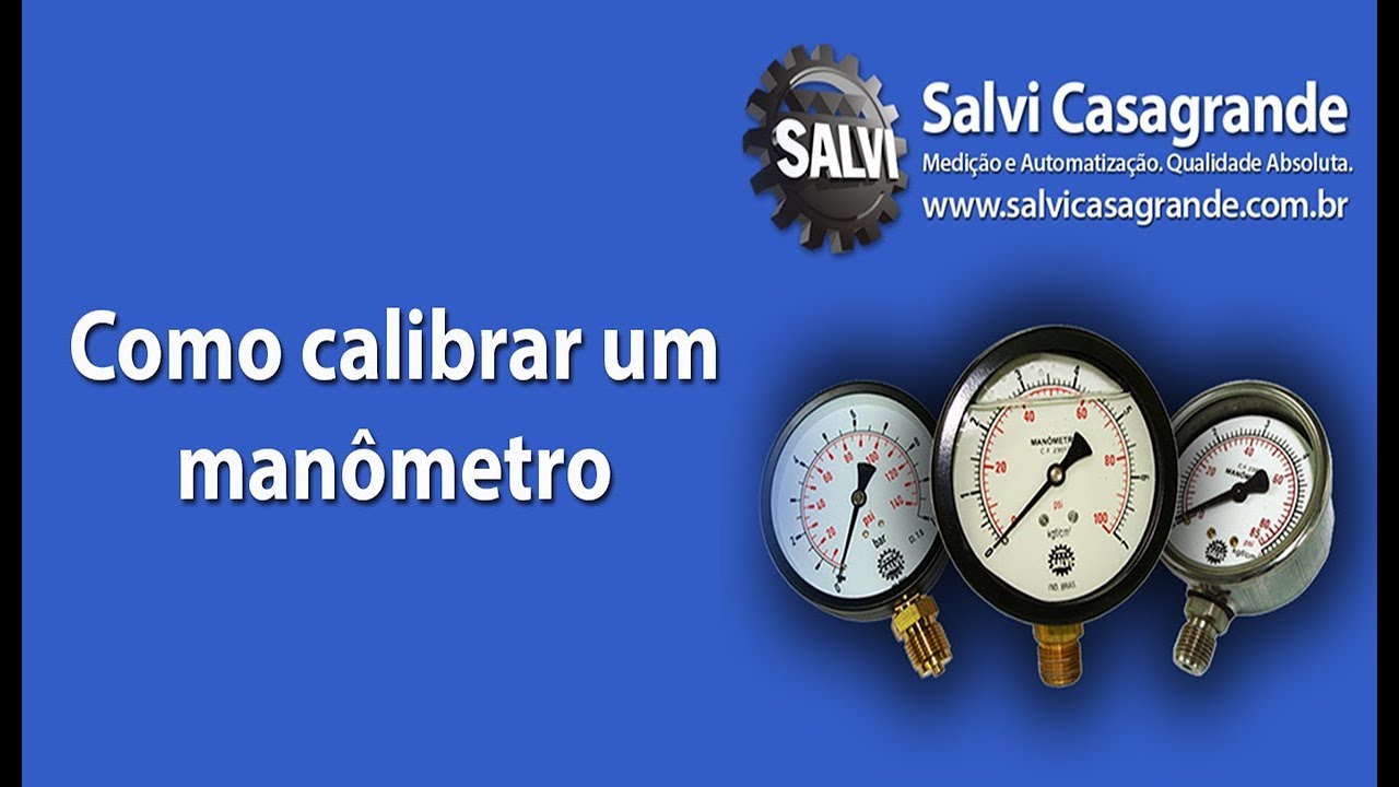 Como Calibrar um Manômetro - parte 1
