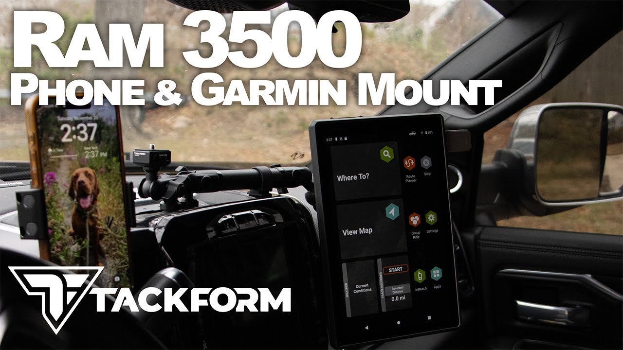 ЛУЧШЕЕ крепление для телефона на рынке! | Распаковка и установка Tackform на Ram 3500
