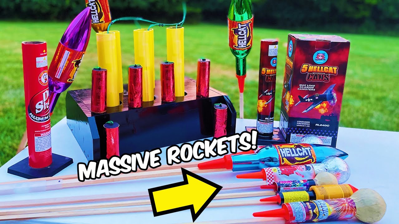 RADIOACTIVE ROCKETS | HELLCAT | WHOMPING WILLOW | #FIREWORKS