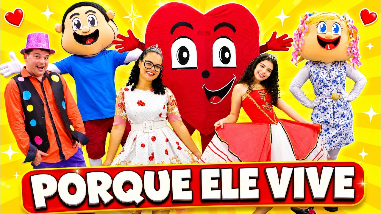 PORQUE ELE VIVE ♪ Turma Kids e Cia