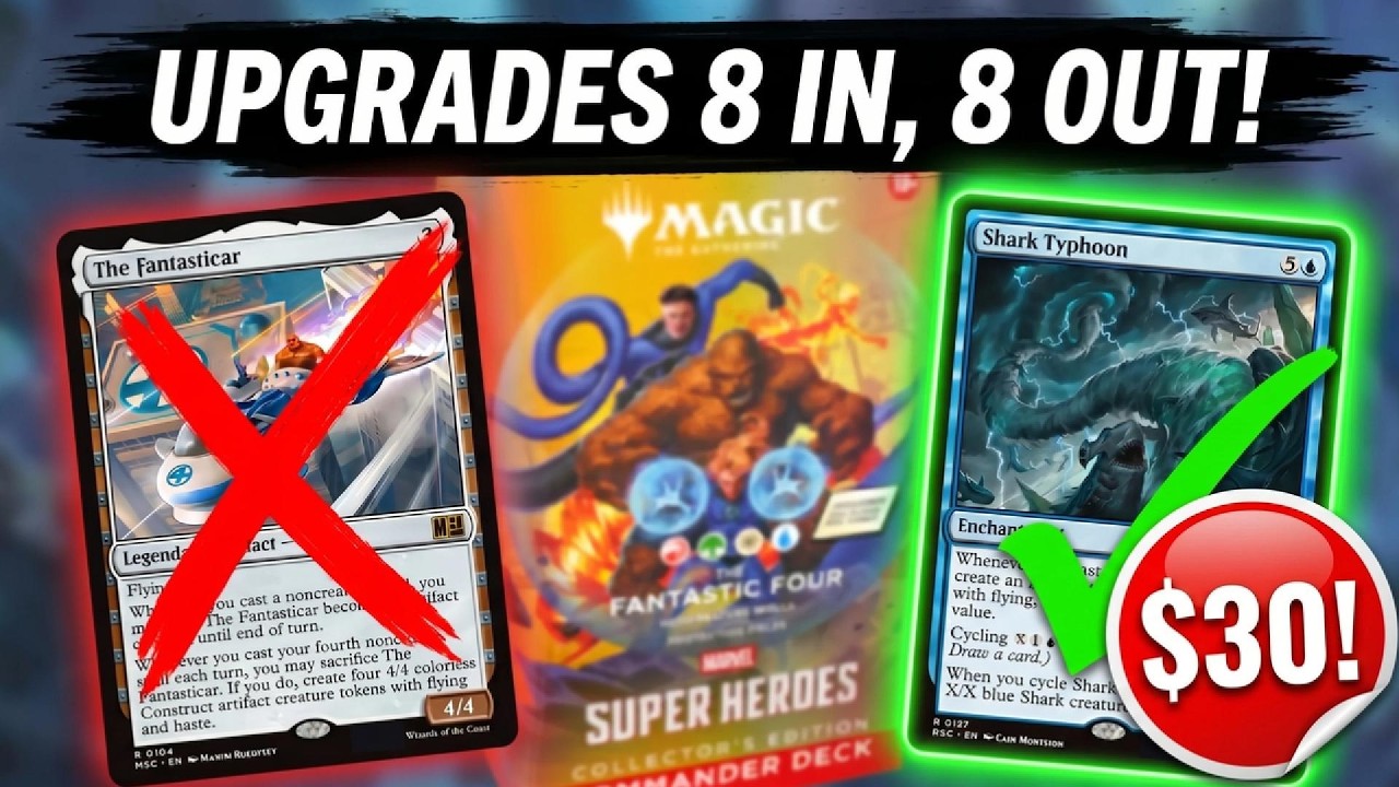 Your Ultimate $30 BUDGET Upgrade for Fantastic Four Precon Deck | Marvel Super Heroes Deck Tech