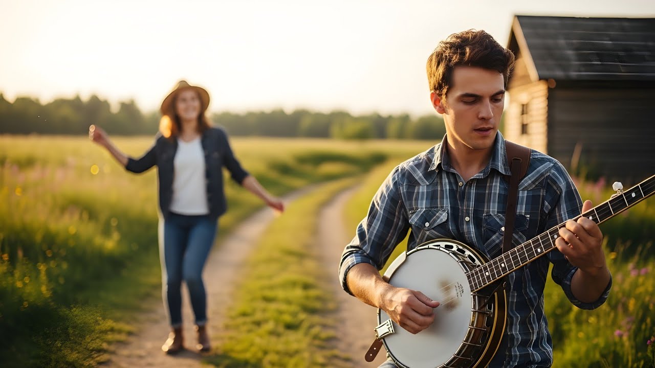 Happy Banjo Folk 🌄 Relaxing American Folk Instrumental | Uplifting Banjo & Acoustic Music