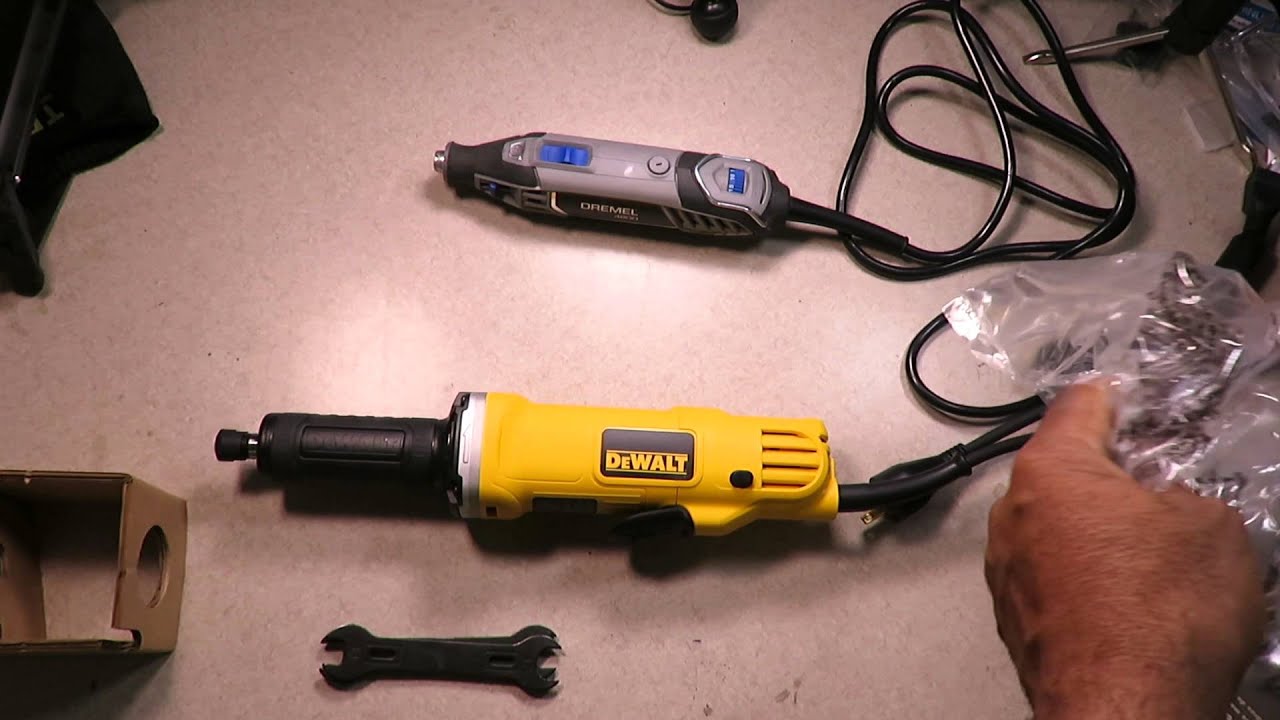 Dremel/Rotary Tools vs Dewalt Die Grinder & accessories, and using the die grinder for metal work