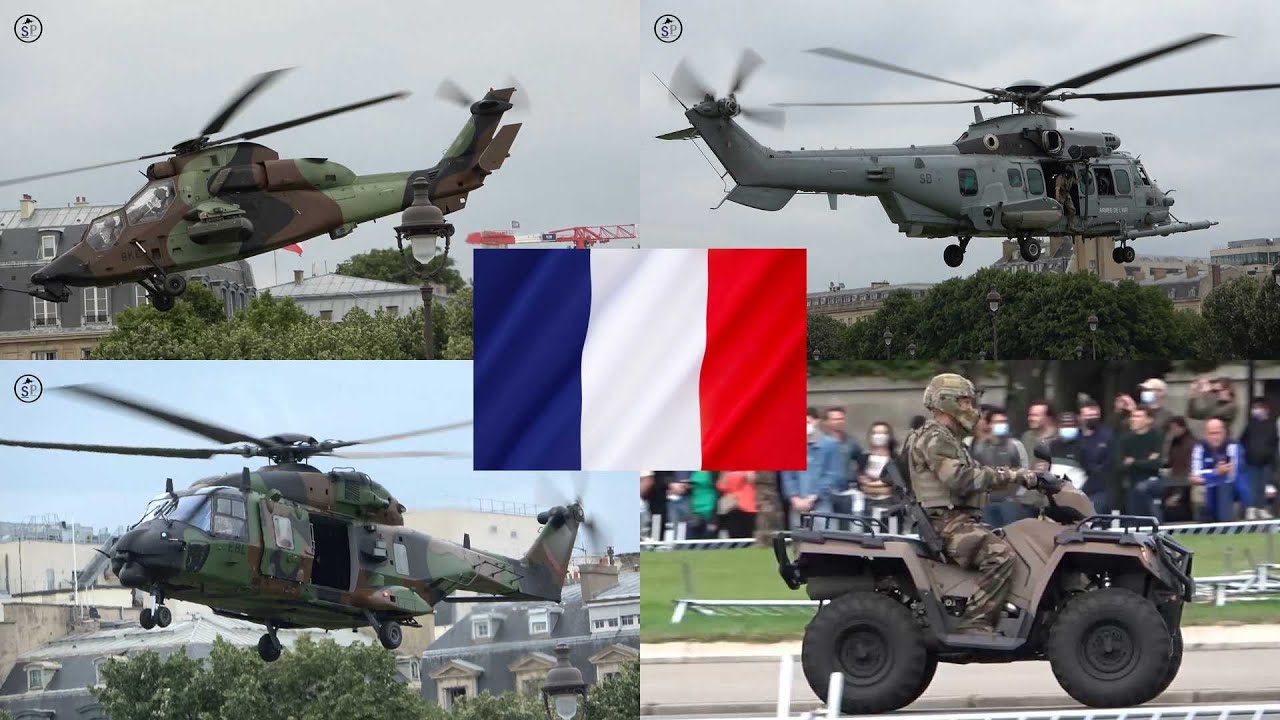 Les hélicoptères de l'armée  Française en action