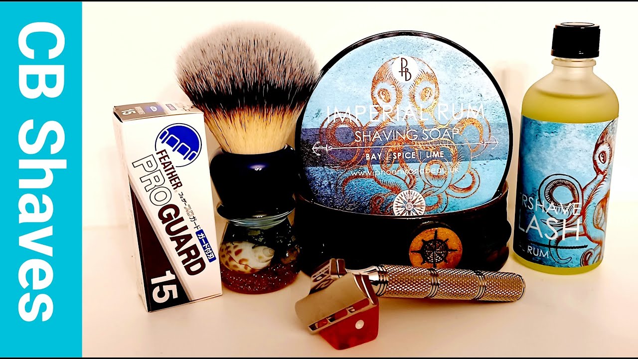 Phoenix & Beau-Imperial Rum/RazoRock Hawk V3/Feather Pro-Guard Artist Blade/Yaqi Atlantis Brush.....