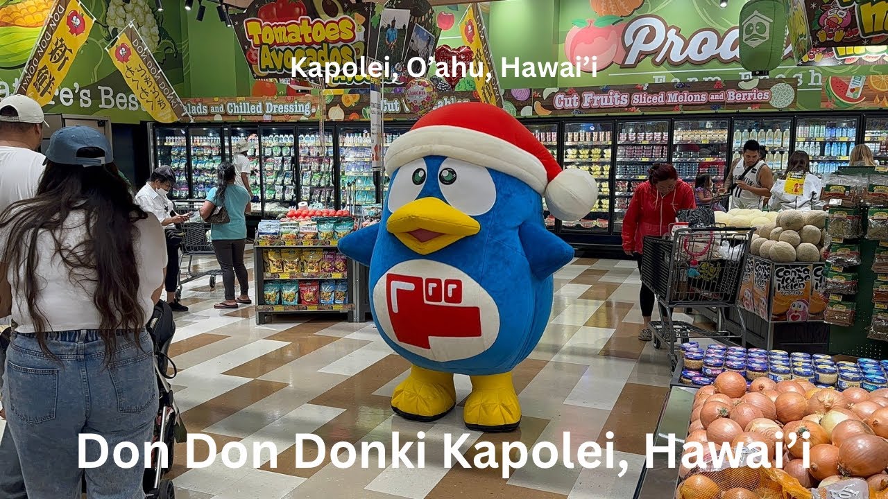 [4K] Hawaii’s First Don Don Donki Grand Opening Day in Kapolei, Oahu, Hawaii