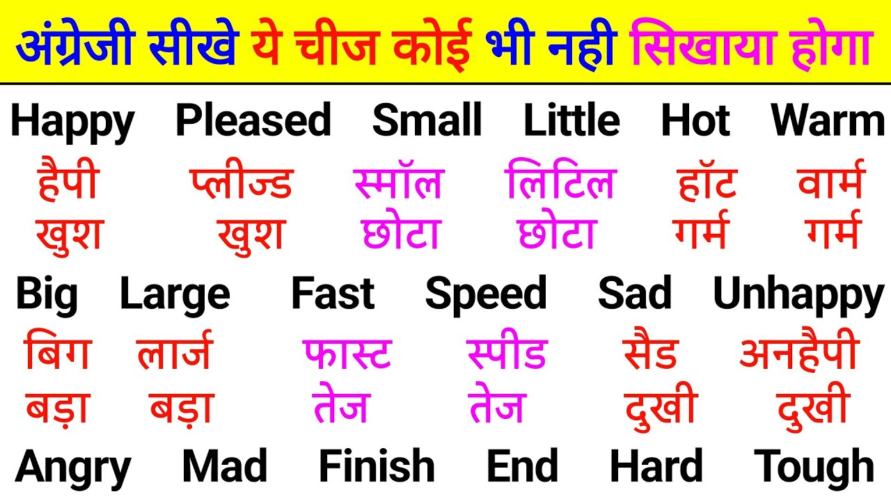 अंग्रेजी पढ़ना है ये सीखो | English padhna kaise sikhe | How to read English | English Words