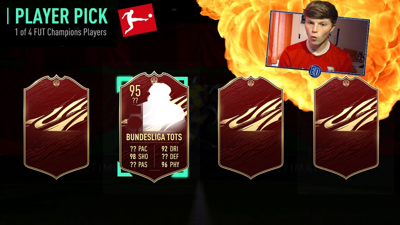 INSANE 95 RATED RED TOTS BUNDESLIGA PLAYER PICK - #FIFA21 Bundesliga TOTS PACK OPENING